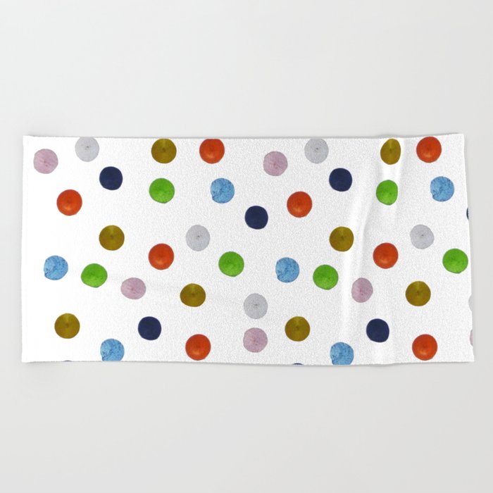 Pinpoint Dots Beach Towel