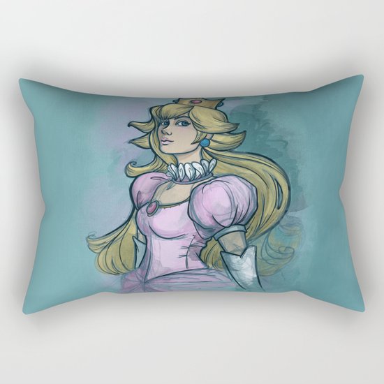 Princess Peach Rectangular Pillow