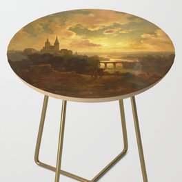 Gothic Castle at Dawn Side Table