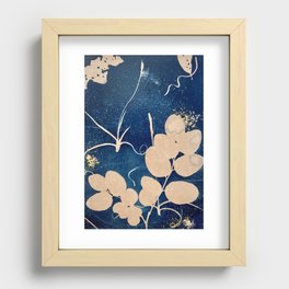Snowbush in Spring Recessed Framed Print