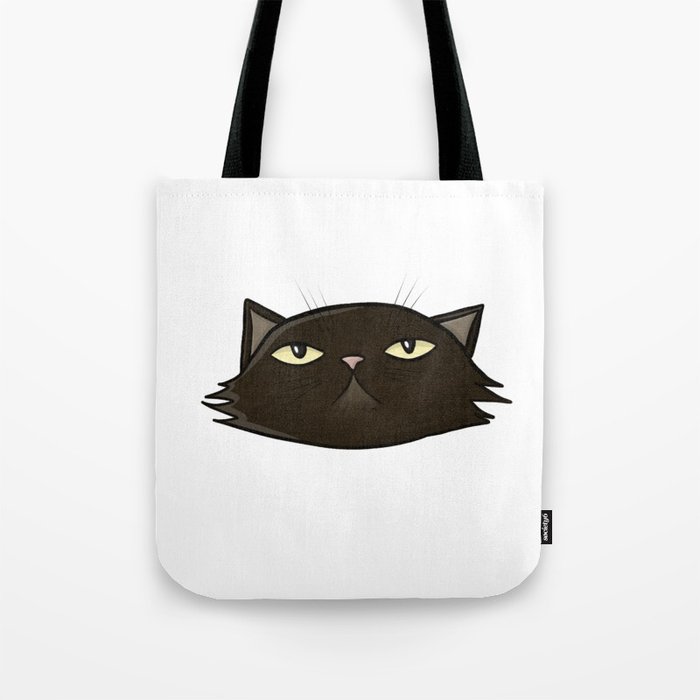 Black Kitty Tote Bag