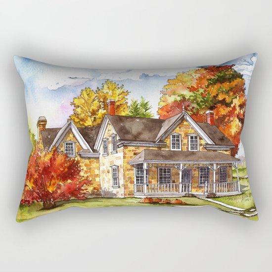 October on the Farm Rectangular Pillow
