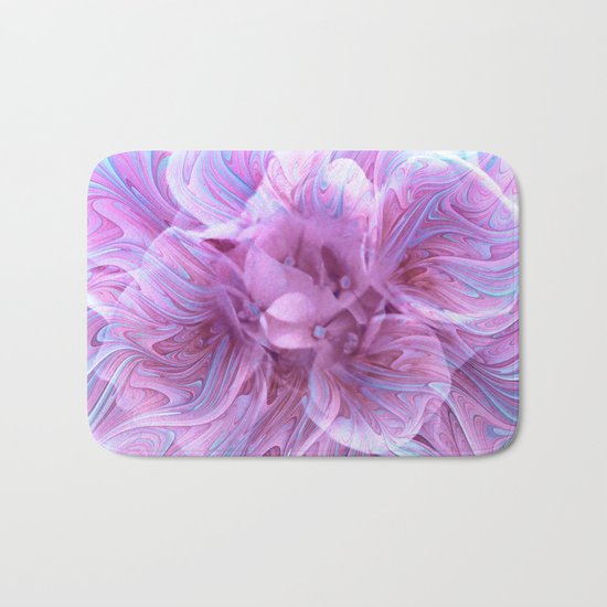 Fractal Flower 3 Bath Mat