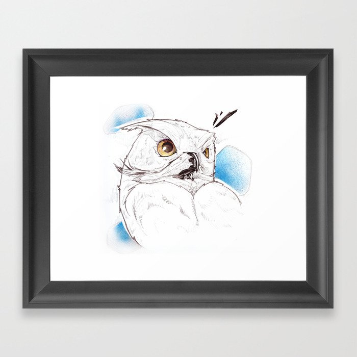 Dr. Tyrell's owl Framed Art Print