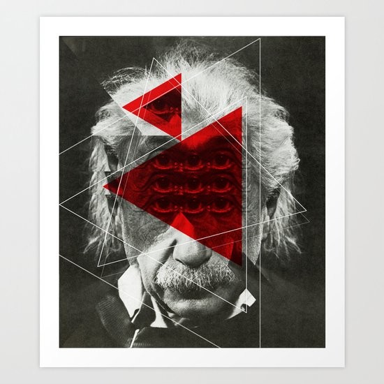 Albert E Mix 1c Art Print