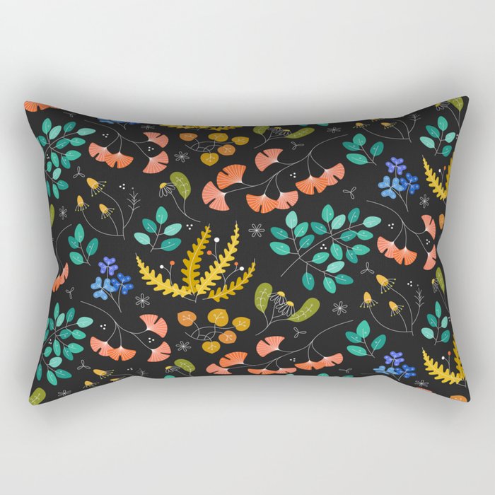 Nepi - bright flower pattern Rectangular Pillow
