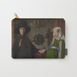 Van Eyck - Arnolfini Portrait Carry-All Pouch | Eyck, Meme, Painting, Women, Portrait, Vaneyck Arnolfiniportrait, Men, Oldpainting, Vintage 