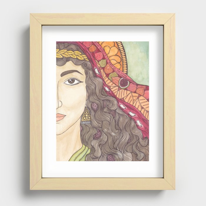 Abigail Recessed Framed Print