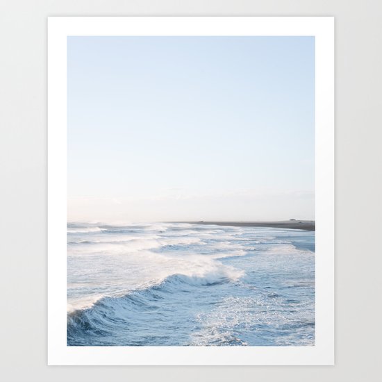 Golden waves - Iceland | landscape - photography - travel - nature - print - photo Art Print