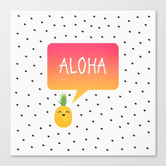 Aloha Canvas Print