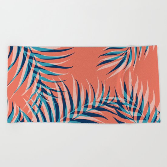 Palms Vision III #society6 #decor #buyart Beach Towel