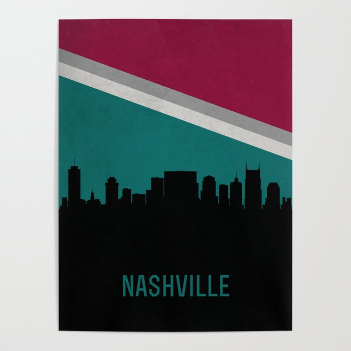 Nashville Skyline Poster