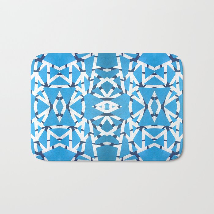 Eye Of the Shards Of Time White Bath Mat