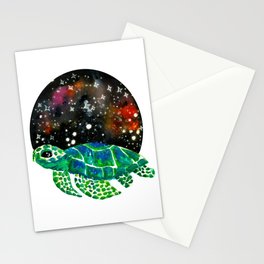 Watercolor Sea Turtle Stationery Card