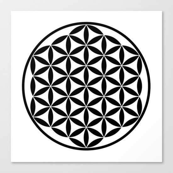 Pure Energy The Flower of Life Canvas Print