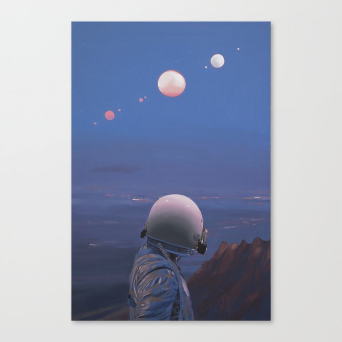 Moons Canvas Print
