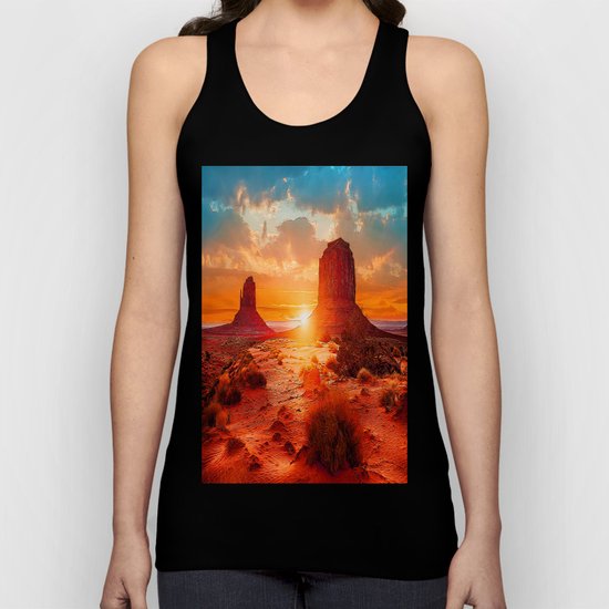 Red Dawn Unisex Tank Top