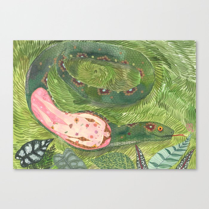 I Hate Myself For Loving You Canvas Print By Herikita Society6