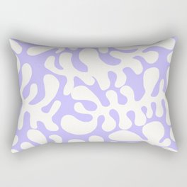 White Matisse cut outs seaweed pattern 11 Rectangular Pillow