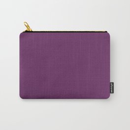 GRAPE JUICE deep purple solid color Carry-All Pouch