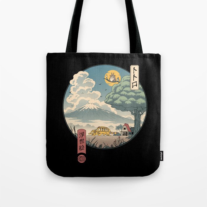 Neighbor's Ukiyo e Tote Bag