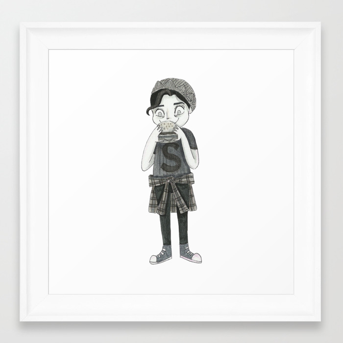 Jughead Jones Riverdale Framed Art Print By Conshillustration Society6,Violet Flower Drawing Tattoo
