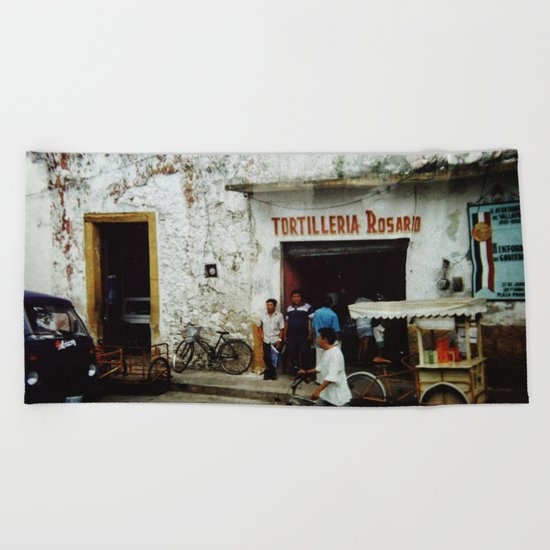 Tortilleria Rosario Beach Towel