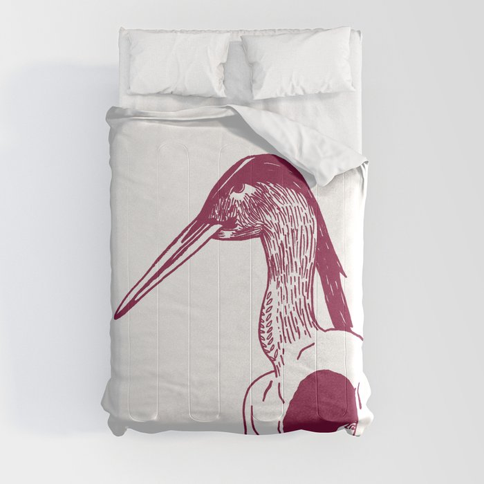 Bird Wrestle Comforter