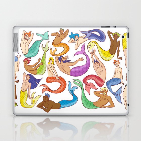 Mermen Laptop & iPad Skin