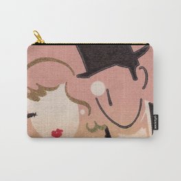 Glamour Couple. Art Deco Japanese Matchbox Label Carry-All Pouch