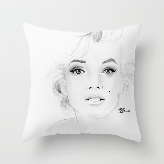 Marilyn Monroe Throw Pillow