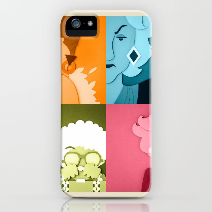 the golden girls abstract iphone case