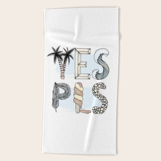 Yes Please Beach Towel