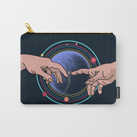 Michelangelo space blue Carry-All Pouch