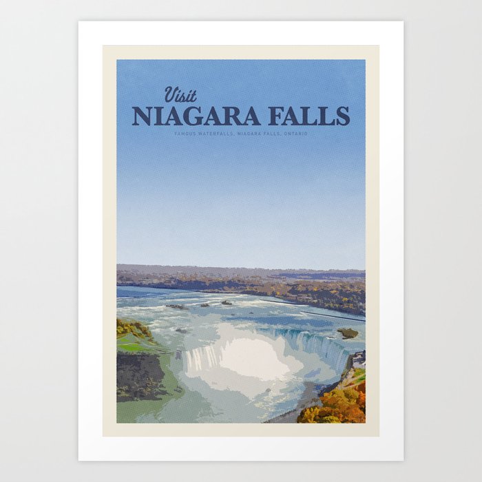 Visit Niagara Falls Art Print