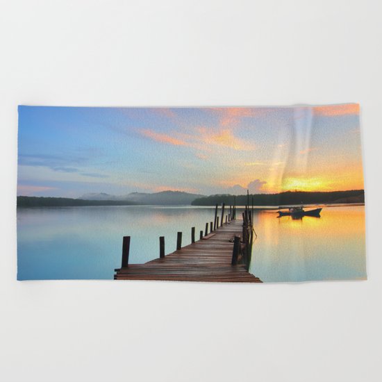 Sunset 2 Beach Towel