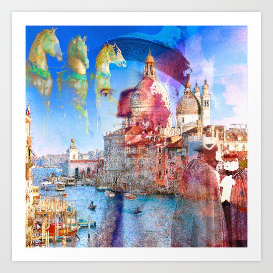 Venetian Intrigue Art Print