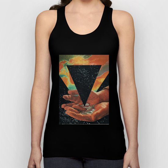disruption of his world... (Paradise) Unisex Tank Top