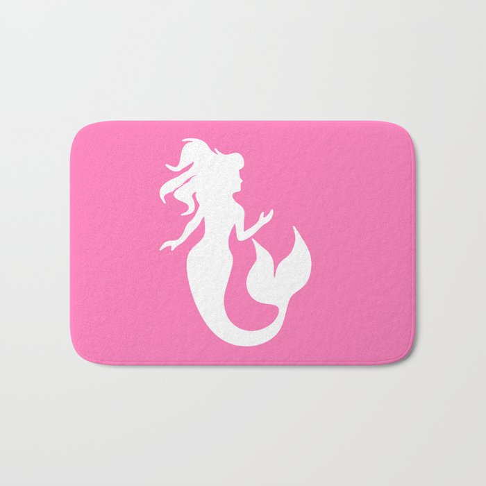 Pink Mermaid Bath Mat