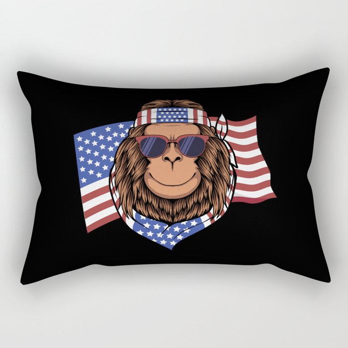 Cool Independence Day USA Funny Rectangular Pillow