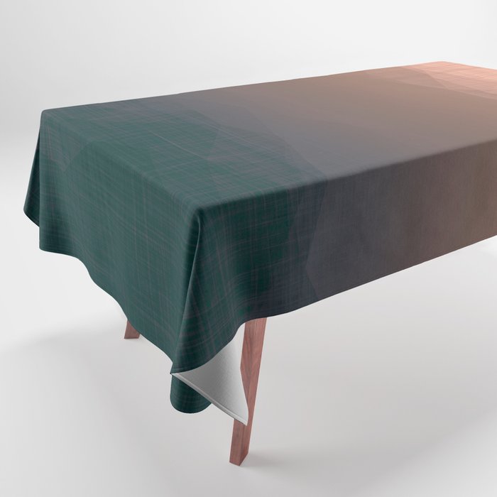 Warm Summer Morning Scenery Tablecloth