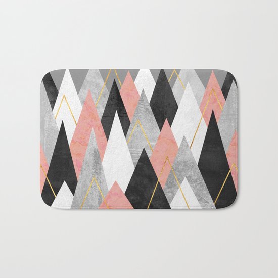 Rose Peaks Bath Mat