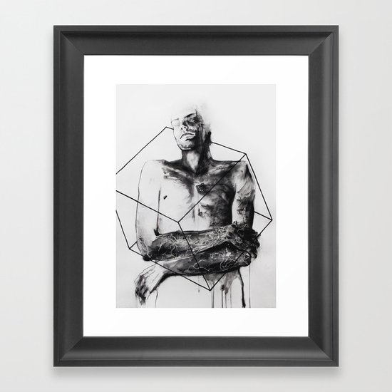 within the bounds of this single road Framed Art Print