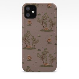 Woodland animals nude version iPhone Case