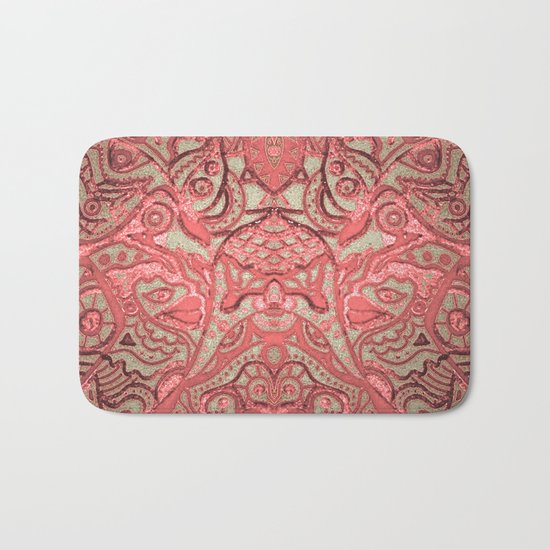 Fish Shouldn't Look Into Mirrors Bath Mat