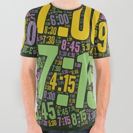 Pace run , number 030 All Over Graphic Tee