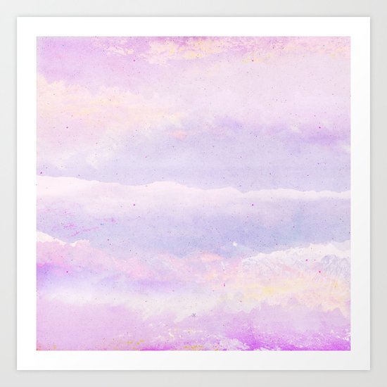 Beyond the sunset Art Print