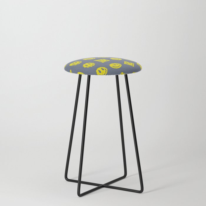 Crazy Smiles Counter Stool