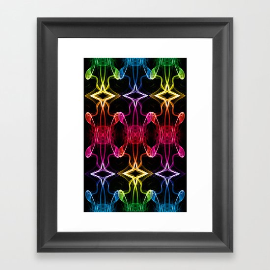 Smoke Chains 3 Framed Art Print