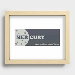 Minimalist Mercury Recessed Framed Print